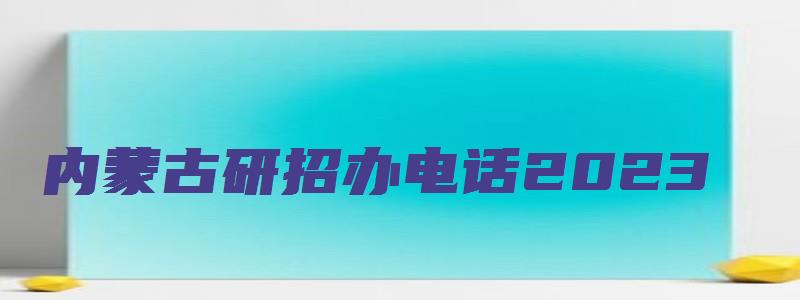 内蒙古研招办电话2023