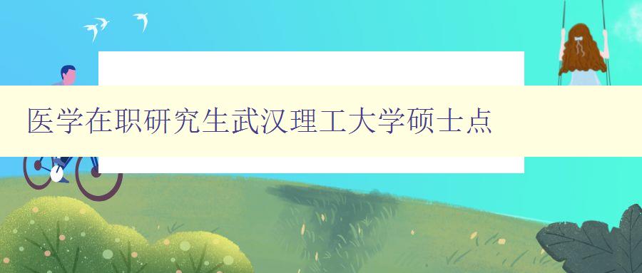 医学在职研究生武汉理工大学硕士点